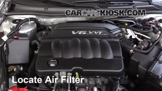 2016 Chevrolet Impala Limited LS 3.6L V6 FlexFuel Filtre à air (moteur) Changement